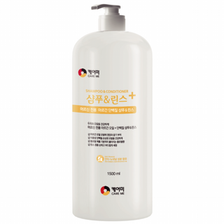 케어미 어르신전용 단백질 샴푸린스겸용 1500ml 1개, 1.5L