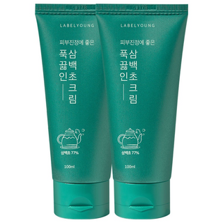 푹끓인삼백초크림 77, 2개, 100ml