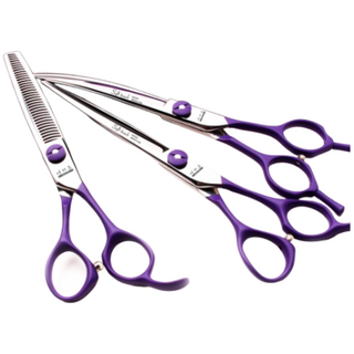 소프트터치 (오른손용) 아키즈 전문가용 애견가위, 3종세트 (오른손), 1세트