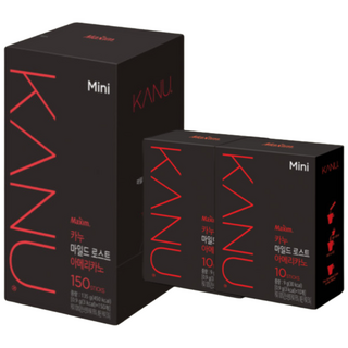글로벌스토어 KANU 블랜드 콜롬비아 카누 마일드 부드러운 아메리카노 170t, 900mg, 170개입, 3박스