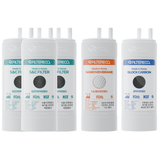 코웨이 정수기 호환 4인치 필터 최고급형, 1개, P-350N