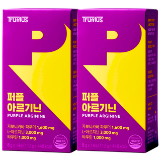[트러플러스] 자보티카바 타우린 퍼플 아르기닌 (8g x14포) 2박스(1개월) 활력 부스터업 파워업 당제로 카페인제로, 2박스, 112g
