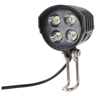 셀렉트템 전동킥보드 LED라이트 크락션 일체형 12V-80V 12W 방수, 블랙, 1개