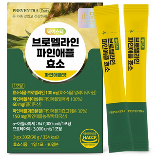 프리벤트라 테이스티 브로멜라인 파인애플 효소 / 85만 한국인맞춤 역가, 1개, 90g