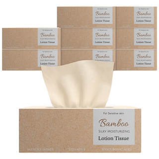 휴홈 무표백 보습 대나무 로션 티슈 비염 민감성 전용, 9개, 200매