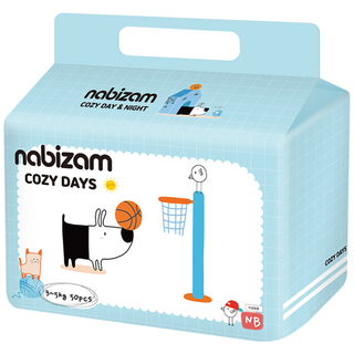 나비잠 코지 밴드형 기저귀, 신생아용(NB), 50매