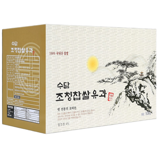 수담조청유과 선물세트 수담한과, 500g, 1개