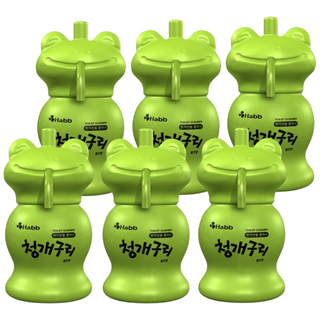 하비비 청개구리 자동 변기세정제, 120g, 6개