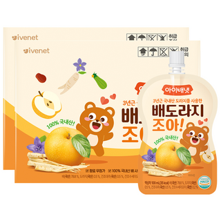 아이배냇 배도라지조아 100ml, 혼합맛(배/도라지), 20개