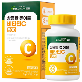 Inner Lab 清爽咀嚼維生素 C 500 120g, 60顆, 1罐