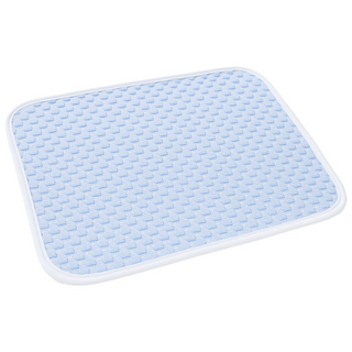 와우와우 강아지 여름 쿨 매트, 블루