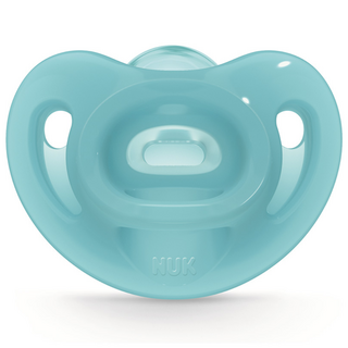 누크 센서티브 올실리콘 노리개젖꼭지, S1(0~6개월), 블루, 1개