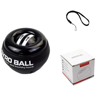 현데코 손목강화 오토 스핀볼 자이로볼, 1개, [00] 올블랙