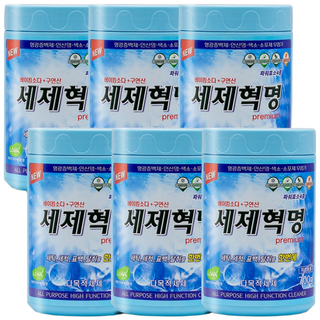 세제혁명 프리미엄 다목적 세제, 700g, 6개