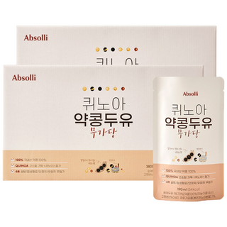 앱솔리 퀴노아 약콩두유 무가당, 190ml, 40개