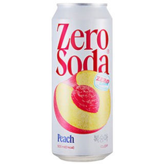 클룹 제로소다복숭아, 500ml, 24개