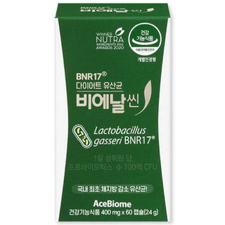 BNR17 비에날씬 60캡슐 / 비에날씬 프로 30캡슐 중 다이어트유산균 체지방 감소, 1개, 60정
