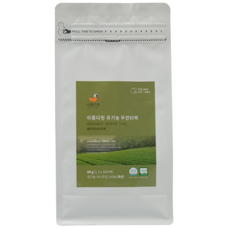 아름다원 유기농 우전녹차 티백 보성 고급녹차, 1개, 50개입, 1.2g