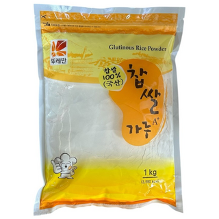 뚜레반 국산 찹쌀가루, 1kg, 10개