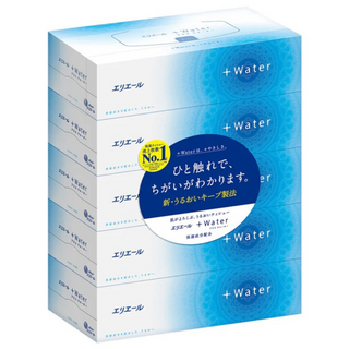 에리에르 플러스워터 보습 각티슈, 5개, 180매