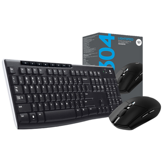 로지텍 K270 + G304 정품 박스 무선키보드세트, K270+G304 블랙