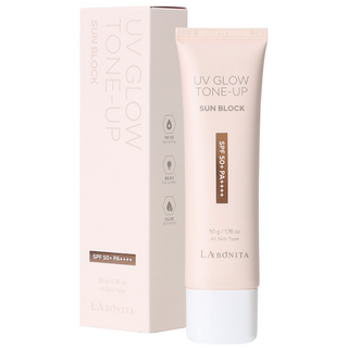 라보니따 유브이 글로우 톤업 선블록 / SPF50+PA++++/ 노파데 핑크 톤업 선블록, 1개, 50g