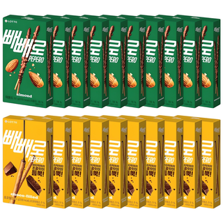 빼빼로 20개 아몬드*10개+누드*10개, 1세트