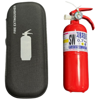 [삼우산기] SW 0.7kg 차량용소화기+파우치 기아차 순정품 자동차겸용, 1개, 700g
