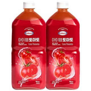 보넬드 아이엠 토마토주스 100% NFC 착즙주스, 2개, 1L
