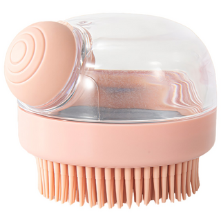 반려동물 샤워 샹품 브러쉬, 핑크, 1개