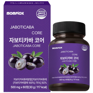 맘픽 자보티카바 브라질100% 퓨레식약청인증 정품 jaboticaba 정, 1개, 60회분