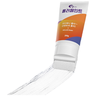 달나라 롤러페인트 결로방지 페인트 노루페인트 셀프페인팅 창틀 문들 커버 가구보수 벽지페인트 방수제 방수액 타일방수, 크림화이트, 200ml, 1개