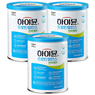 하이뮨 프로틴 밸런스 면역케어 프리미엄 산양 초유 파우더, 304g, 3개