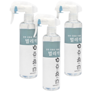 [벅스존] 벌레싹+초파리트랩2매 세트 초파리퇴치 빈대퇴치제 집먼지진드기 날파리 퇴치 가정용 살충제, 3개, 300ml