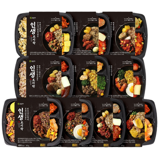 포르미 인생도시락 영양잡곡밥 기획패키지 10팩 냉동 직장인 간편식, 263g, 10개
