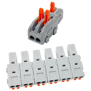 달래봄 케이블 연장 1-2 더블 전선 커넥터, 6개