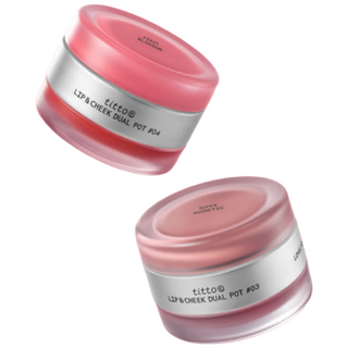 티토 립앤치크 듀얼팟 6color, 1개, 10g, 05 퍼플 네버다이 + 시티 핑크