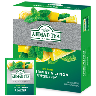 아마드티 페퍼민트 & 레몬 허브차 100p, 1.5g, 100개입, 1개