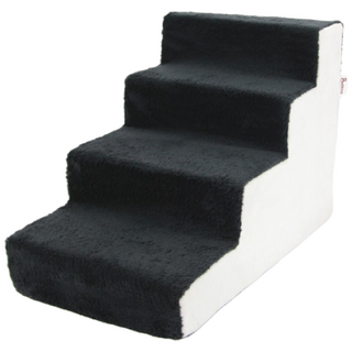 8DECO 강아지계단(스펀지포함) 펫스텝, 블랙화이트, 1개