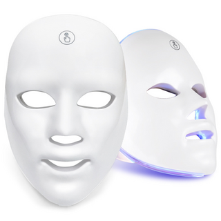 StarGlow-무선 LED 피부미용 마스크 7색 광원 홈케어 피부관리기 USB 충전식 화이트