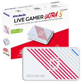 에버미디어 Live Gamer ULTRA S 외장형 캡처카드, 화이트, GC553PRO