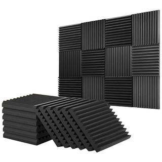 난연 프로파일 흡음재 300X300X50T 소음 소리 감소 원룸 아파트 연습실 오피스텔 6장세트 12장세트, 24개, 블랙