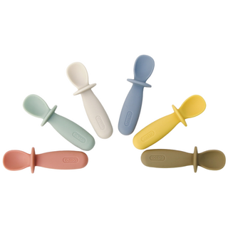 에디슨 스스로 실리콘 이유식 스푼, 민트, 1개