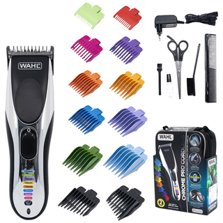대표무선모델 왈 크롬 전문가용 바리깡 남자 미용실 이발기 이발 기계 미용 도구 세트 방수 프로 바버샵 clipper 클리퍼, WAHLPRO(블랙)