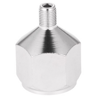 에어브러쉬 연결 커넥터 암나사 1/4인치 6.35mm 숫나사 M5X0.5 에어컴프레셔, 1개