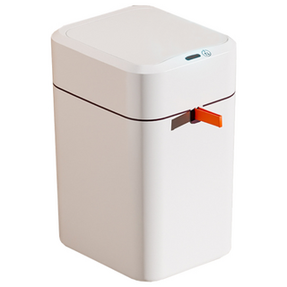 체리스팟 TC-3 자동 센서 휴지통 대용량 스마트 쓰레기통 터치 모션 인식, 화이트