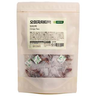 Jayeonzin 五味子茶三角立體茶包, 1g, 50包, 1袋