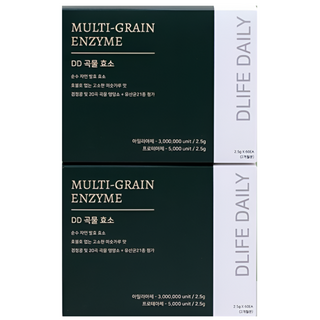 디디곡물 효소 300만 고역가 미숫가루맛 2개월분 60포, 2박스, 150g