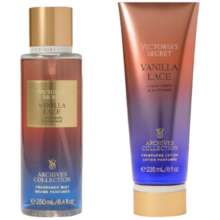 [미국정품] Victoria's Secret 빅토리아 시크릿 아카이브 에디션 - 바닐라 레이스 바디미스트/로션 세트, 1개, 468ml