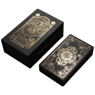 iKlim 다크골드타로카드 카드보관파우치 한글설명서 유니버셜웨이트 타로카드, 1개